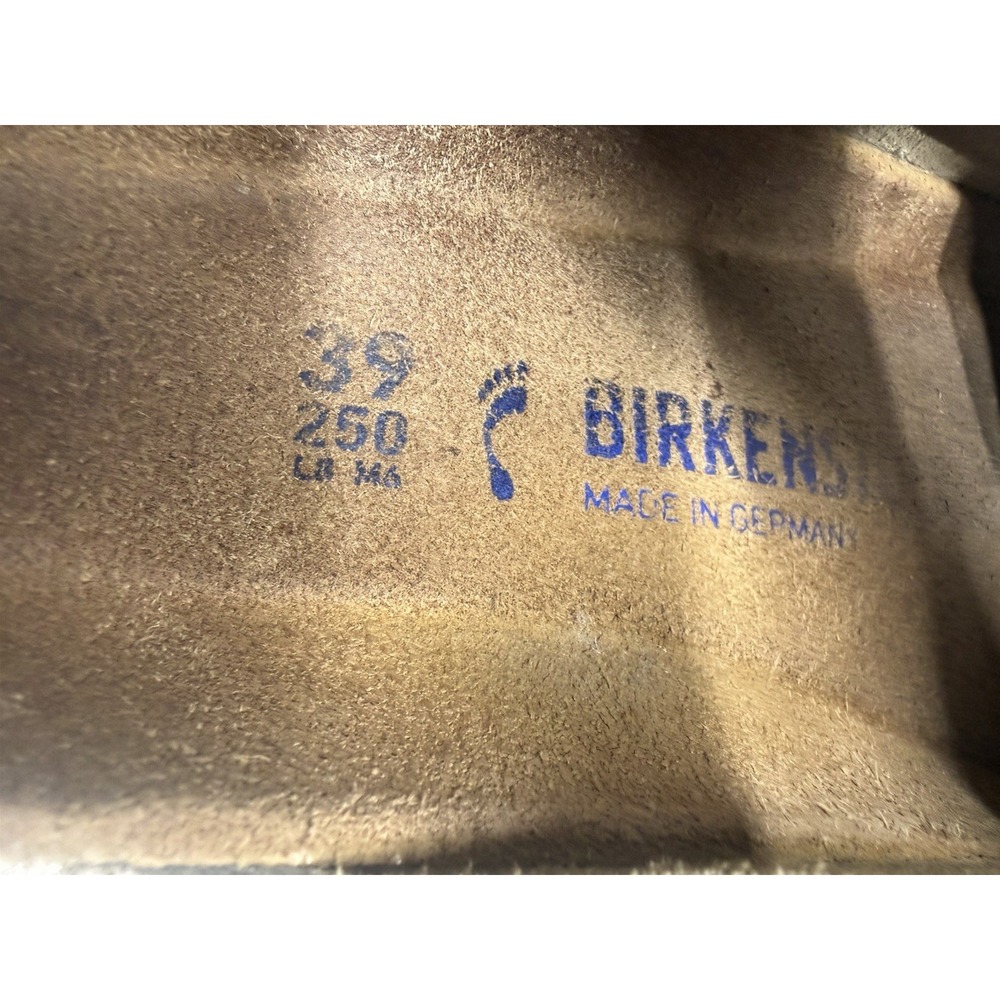 Birkenstock Arizona Suede 2 Strap Sandals Tan Womens Sz 39 US 9 Men's 7 - Picture 3 of 5